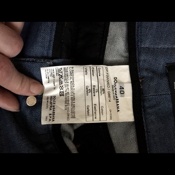 Dolce and Gabbana Capri jeans authentic nwot - Picture 7 of 8